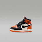 ベビー ジョーダン 1 レトロ HIGH OG \"Black Toe\" 16cm NIKE ナイキ ジョーダン ベビー スニーカー シューズ AIR JORDAN